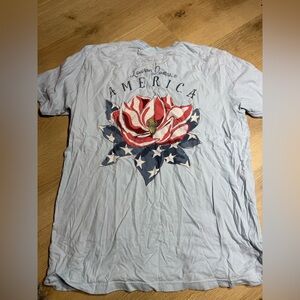 Lauren James Patriotic Flower Tee